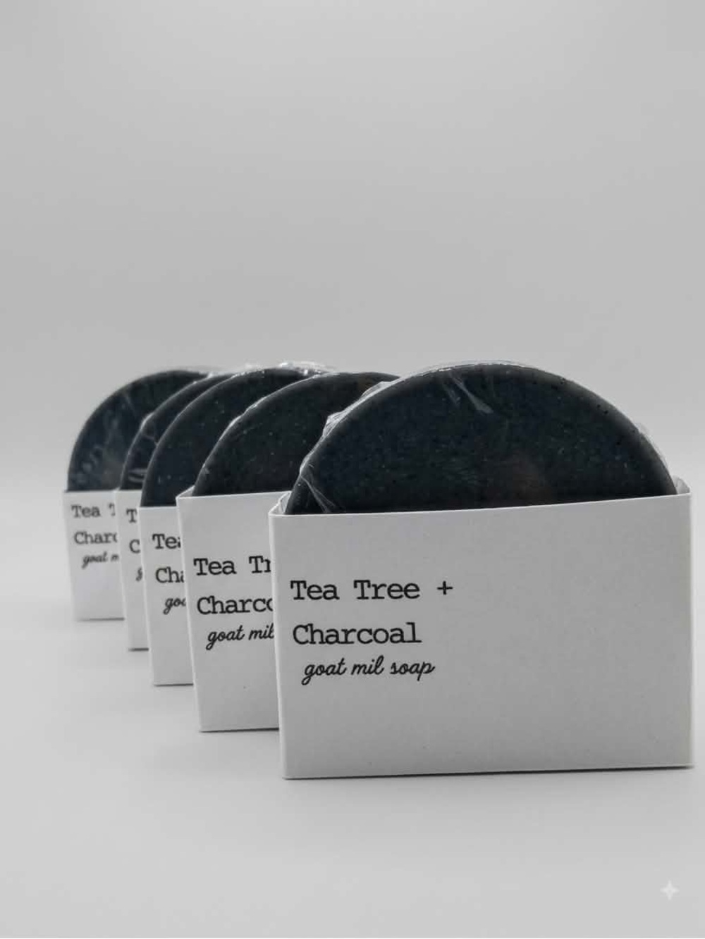 Tea Tree + Charcoal Goat Milk Soap - Deep Cleansing Black Bar